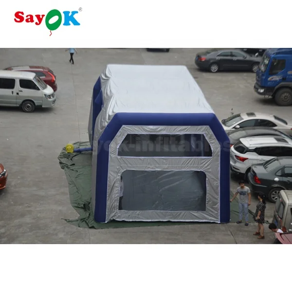 Vehicle show tent car paint auto inflatable booths to paint cars inflatable paint booth custom
