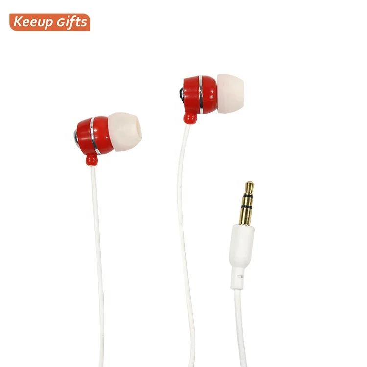 electronic gaming in-ear earphones cheap wireless earbuds promotional gifts stereo 3.5mm bass earphones wired headphone cable