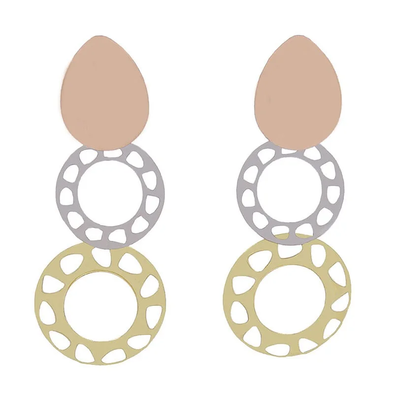 Zhuerrui Italian Big Cuban Chain Big Earrings Pendant Style Earring Dangler Earbob Eardrop Ear-ring Ear Pendants EB19110404