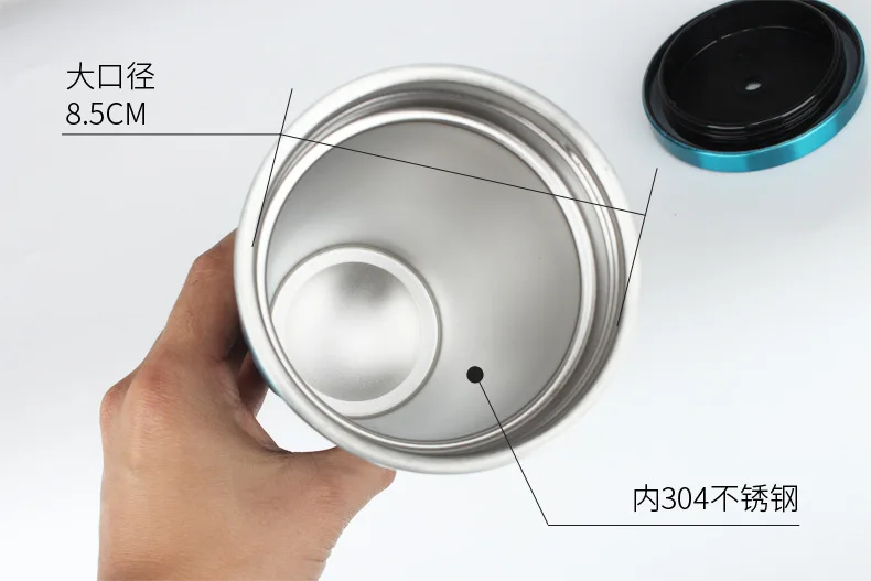 500ml Wholesale Thermo Stainless Steel Double Walled Vacuum Reusable Coffee Tumbler Cups