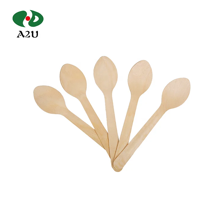 Wood Spoon Fork Chopstick Set Spoon And Fork Wooden Disposable Wooden Fork