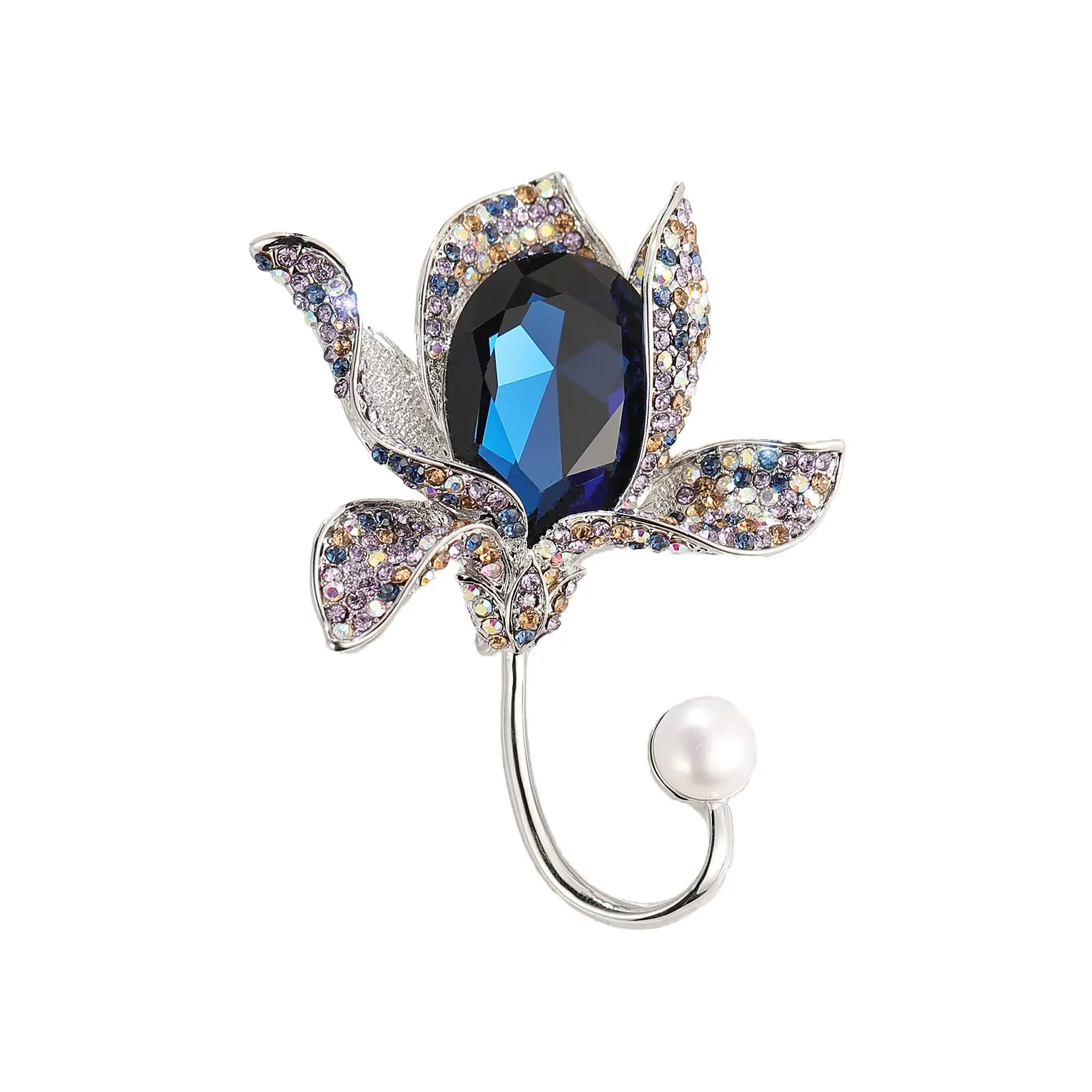 Elegant Leaf Corsage Brooches Jewelry for Women Fashion Pearl Costume Broaches and Pins