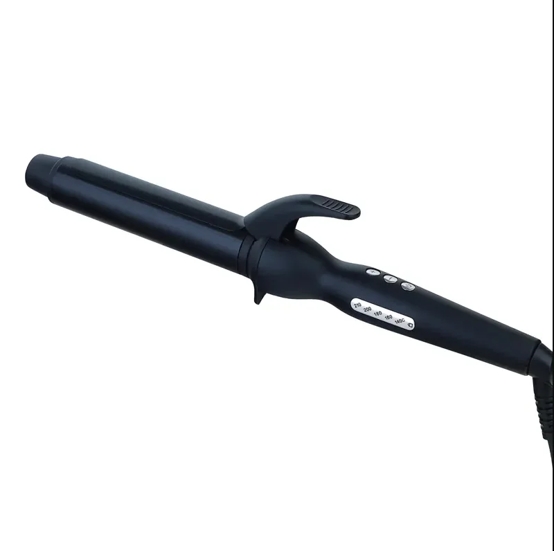 Customized 25 28 32 35MM Heating Big Barrel Curling Iron LED 450F Nano Ceramic Big Wave Curly Hair Curler