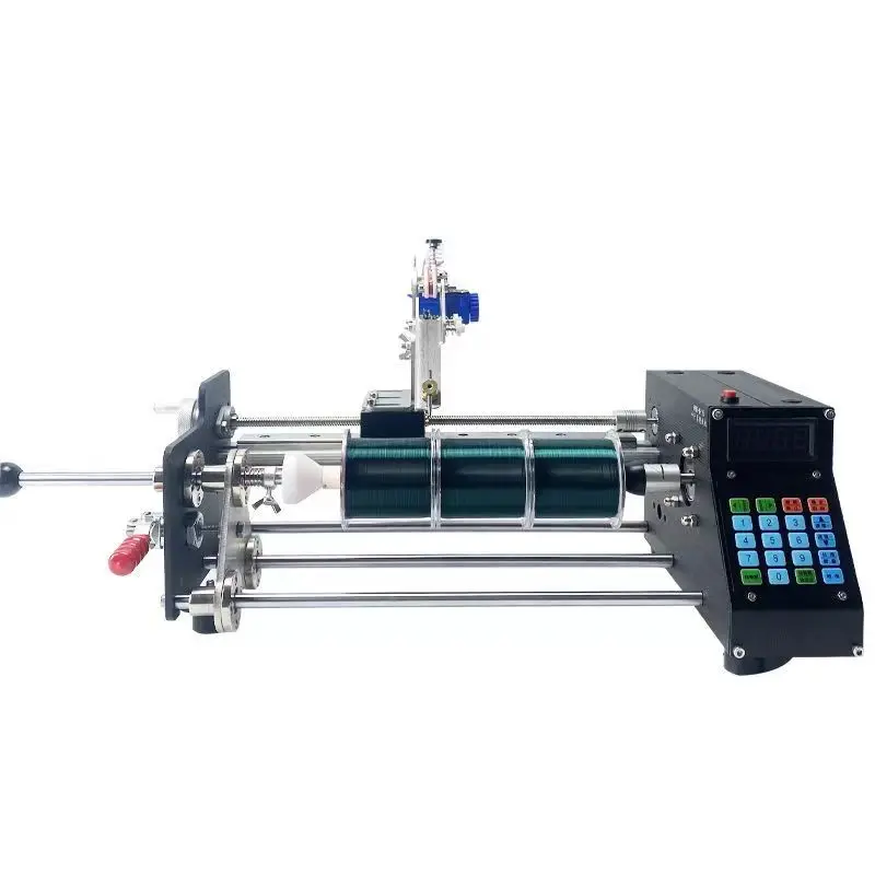 Small multi-functional intelligent bobbin rewinding yarn cone fishing wire machine Flat