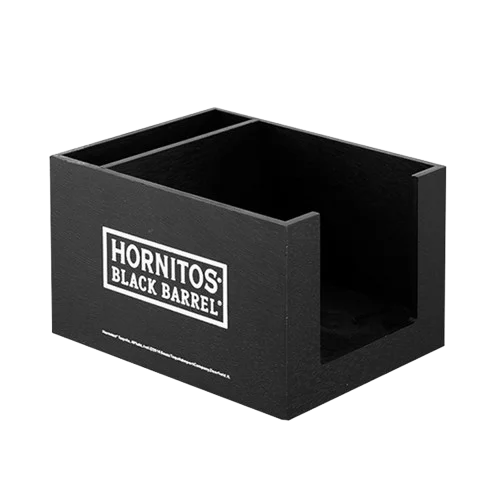 Promotional Drink  Barware Caddy Napkin Dispenser Countertop Plastic Organizer Bar Caddy