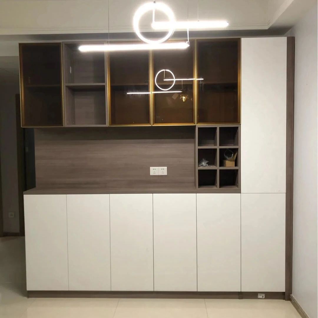 Factory direct customized kitchen cabinets Wooden kitchen furniture set