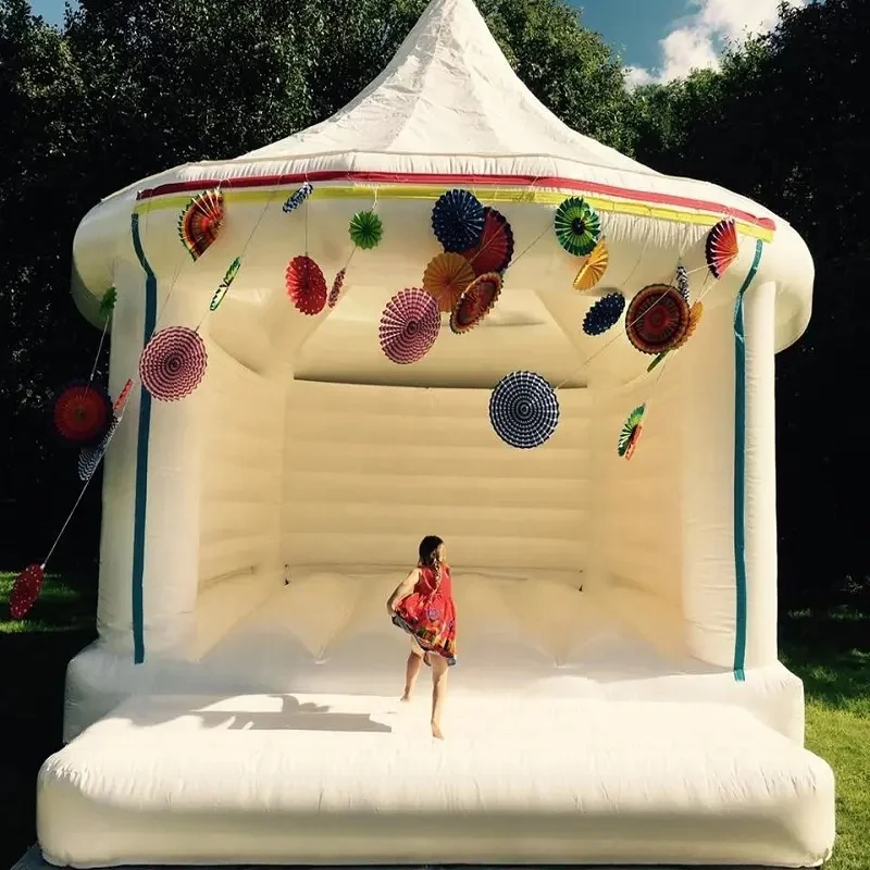 New Inflatable Wedding Tent Wild Outdoor Land Beach Multi Purpose Jumping Bed Trampoline.