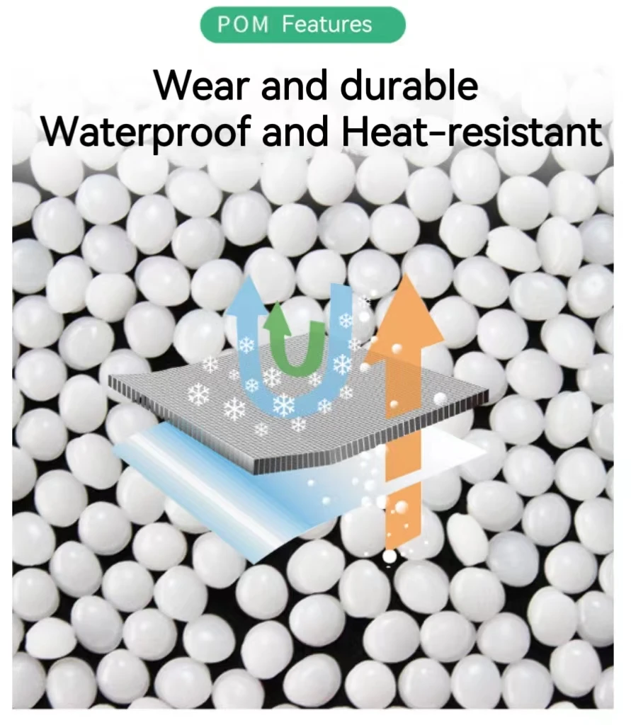 Pom 1700p NC010 Engineering Plastic Pellets plastics materials pom polyoxymethylene mfi 17 pom plastic