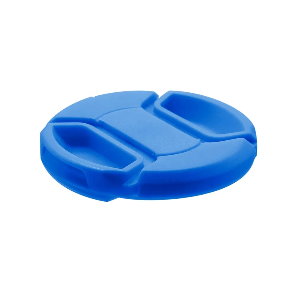 40.5mm Center Pinch Snap-on Lens Cap for Canon forNikon forSony forTamron Camera Plastic Blue Digital Single Lens Reflex Camera 