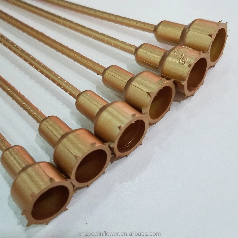 
special preserved flower material colorful plastic rose stem artificial flower stem use to make preserved roses 