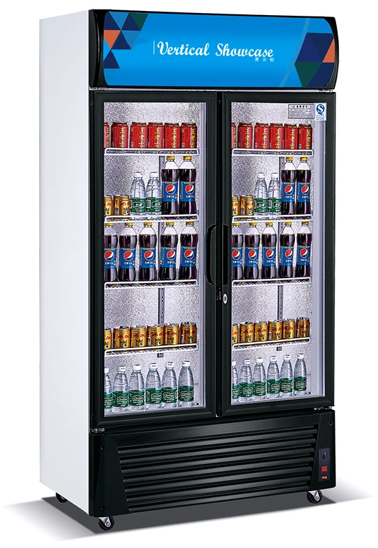 Super market display counter commercial refrigerator showcase