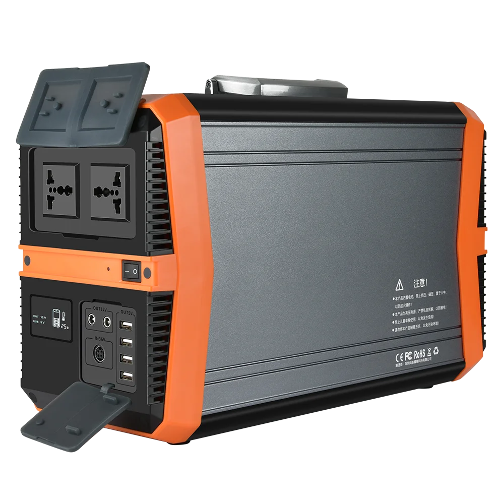 Parallel Expandable 1500W Lithium Energy Storage Portable Power Station With USB and Type-C Charging Port