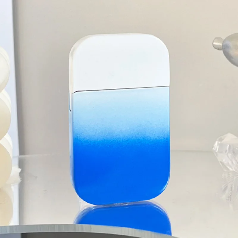 wholesale custom logo lighter, rechargeable electronic gas cigarette lighter, windproof vaper smoke