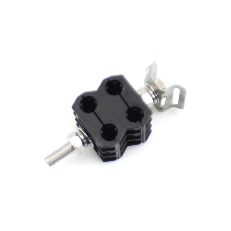 telecommunication passivated surface treatment china rf twin coaxial superflex smooth cable feeder clamp for telecom industry