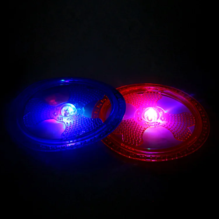 
Wholesale Soft Flying Disc Dog Sport Toy dog light up flying disc toy for Catching Floppy Disk Outdoor Night Games 