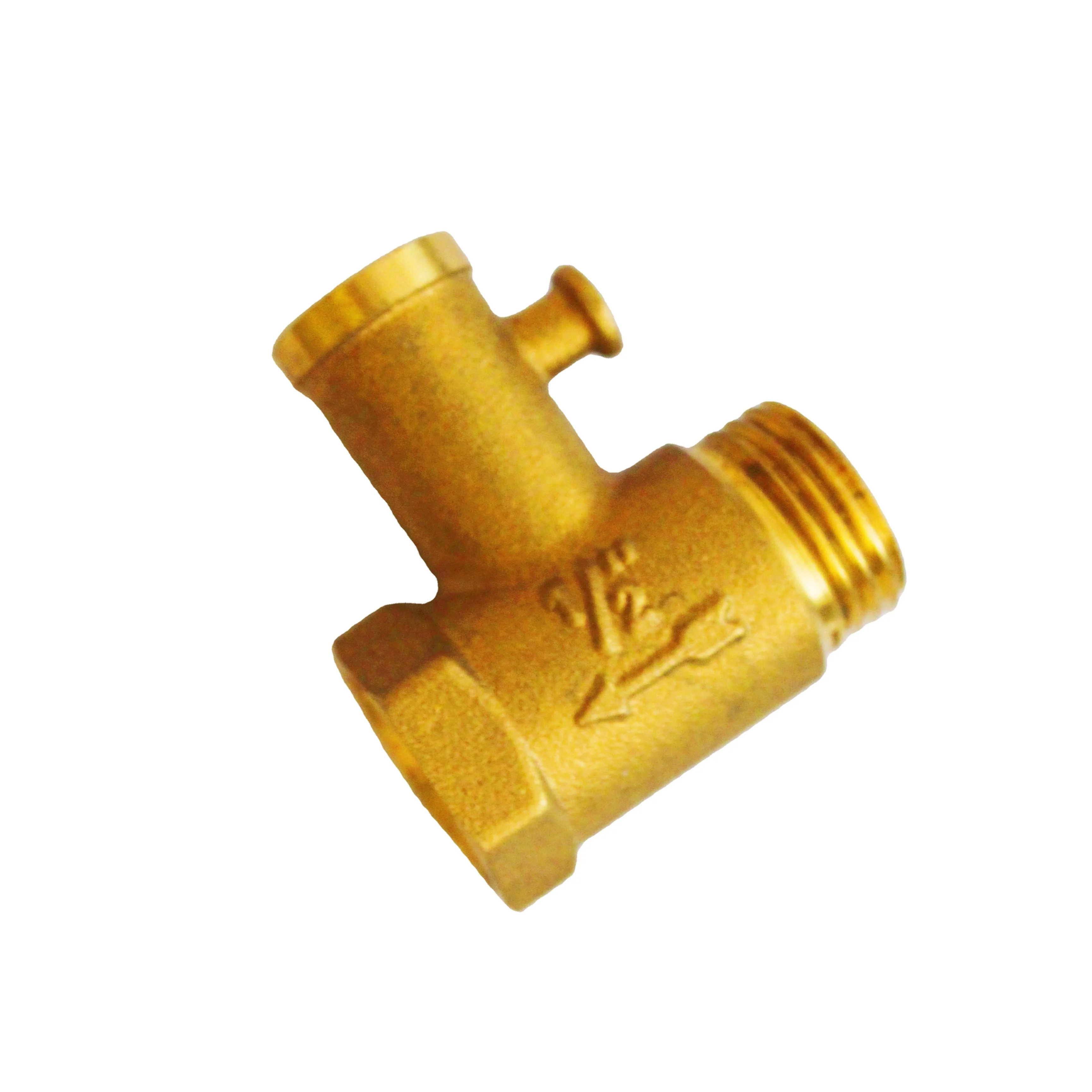 Hot Selling Factory Price Brass Nickel Plated Safety Multifunction Valve Water Heater Safety Valve
