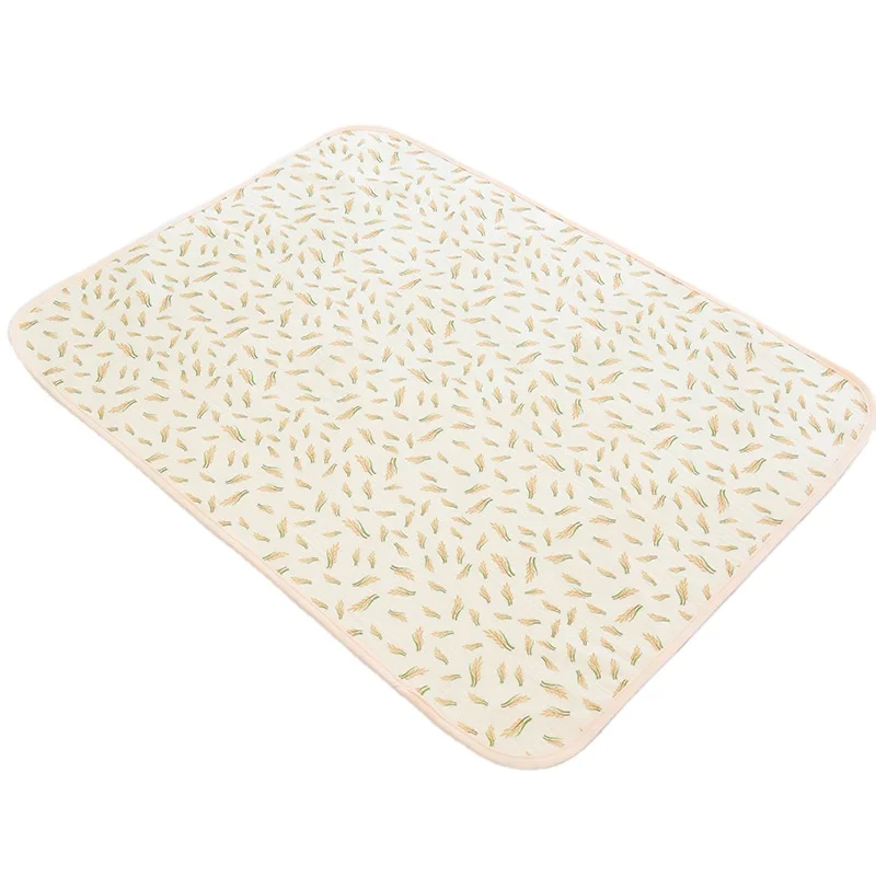 SeaMind 2024 New Baby Mattress Bear Print Urinary Mat Casual waterproof Newborn Mattress washable cotton Infant Mat