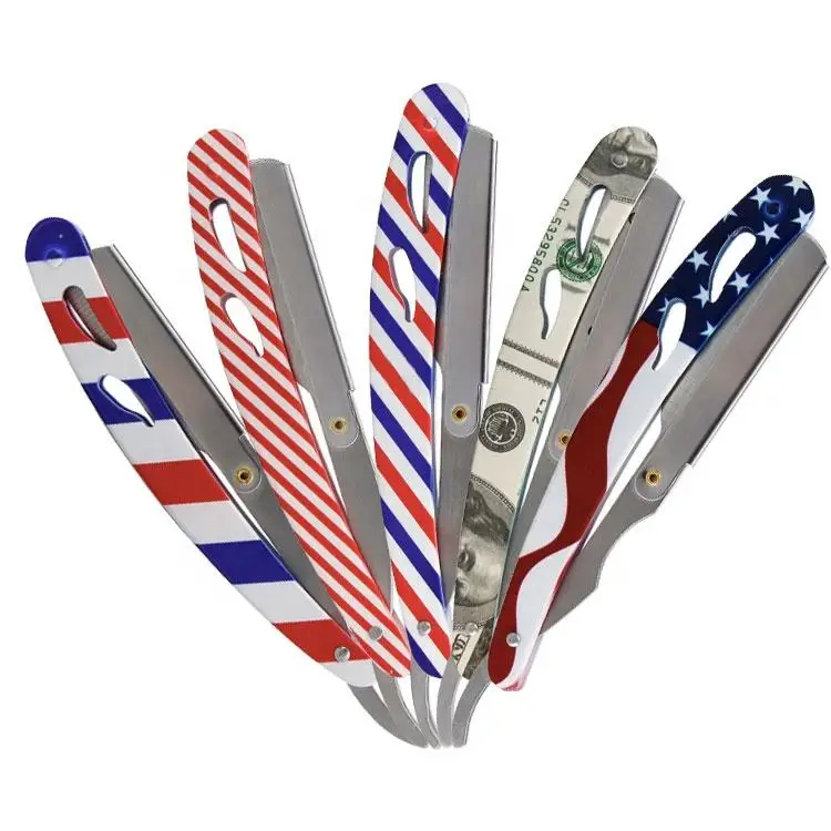 Profess Low Price Stainless Steel Razor Barber Safety Straight Shaving Razor for Mens