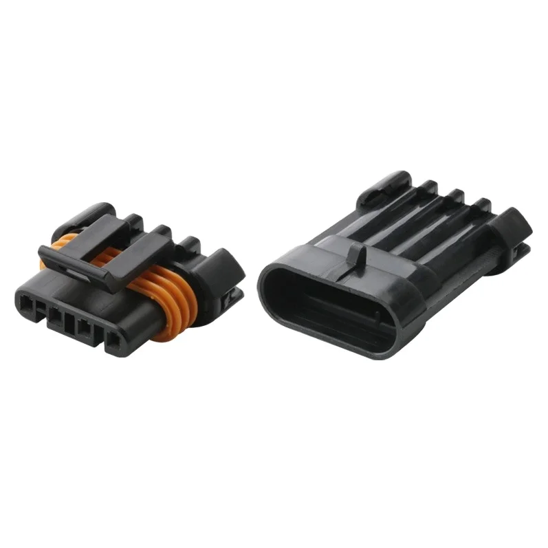 4 Way Black Female Delphi Connector 12186568 Metri-Pack 150 Sealed Series Waterproof Connector