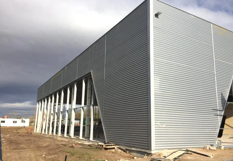 china prefabricated 4s showroom steel structure shopping mall building industrial exhibition hall