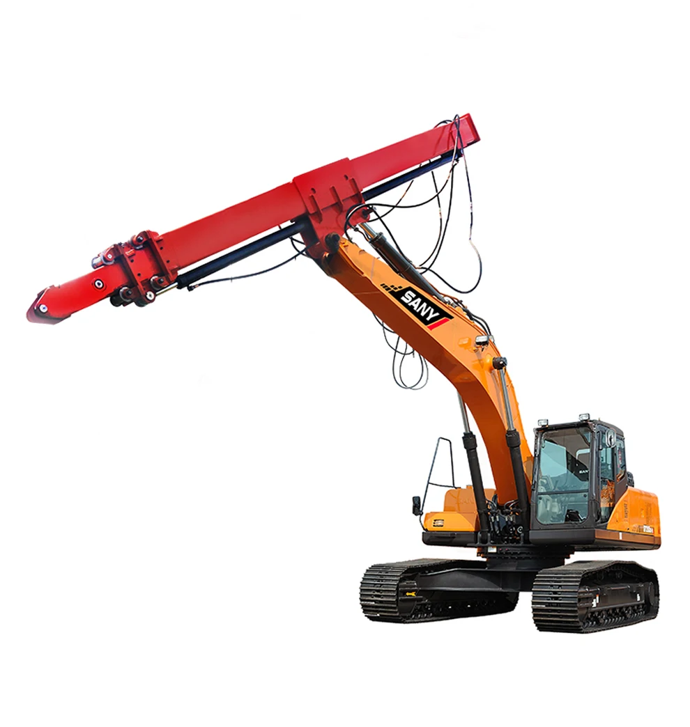 Factory direct sales heavy equipment 17m telescopic boom excavator modification accessories