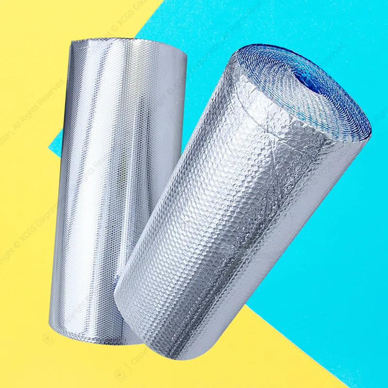 Wholesale High Quality Heat Resistant Roll Thermal Insulation Aluminum Foil Bubble Sheet With Moisture Barrier Roofing Isolation