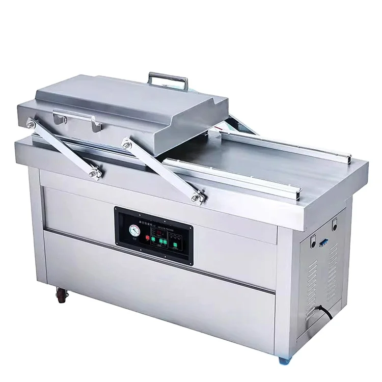 DZD-600-2SB вакуумная упаковочная машина для пищевых продуктов с двойной камерой, машина для запечатывания сухих тофу для фруктов и овощей