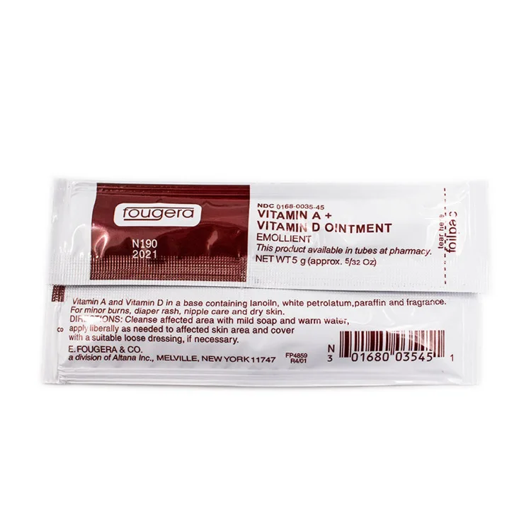 100pcs Vitamin A&D Aftercare Repair Agent Tattoo Lip Itching and Anti-scar Cream Tattoo Eyebrow Bleaching Lip gel Repair Agent