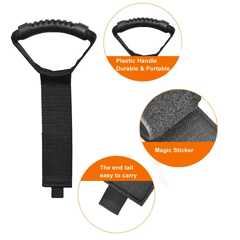 Heavy Duty Hose Organizer Cord Carry Portable Hook and Loop Storage Strap with Carry Handle