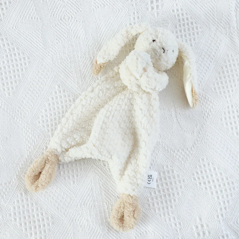 Handmade Security Sleeping Dolls Newborns Super Soft Lovey Bunny Soother Toy Baby Security Comforter Blanket For New Born Towel