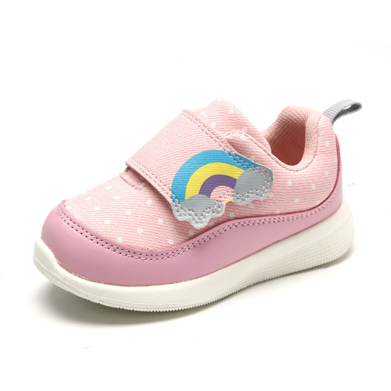 Rainbow Mesh Kids Shoes Sneakers Girls Toddler Shoes Children Walking Shoes (1600131899845)