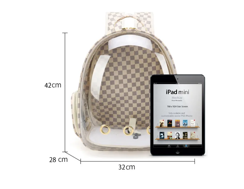 JXANRY Pet Luxury Portable PVC Bag Cat Travel Easy Carrier Bag Fashion Pet Shoulder Bag Manufacturer Two Colors Pet Supply