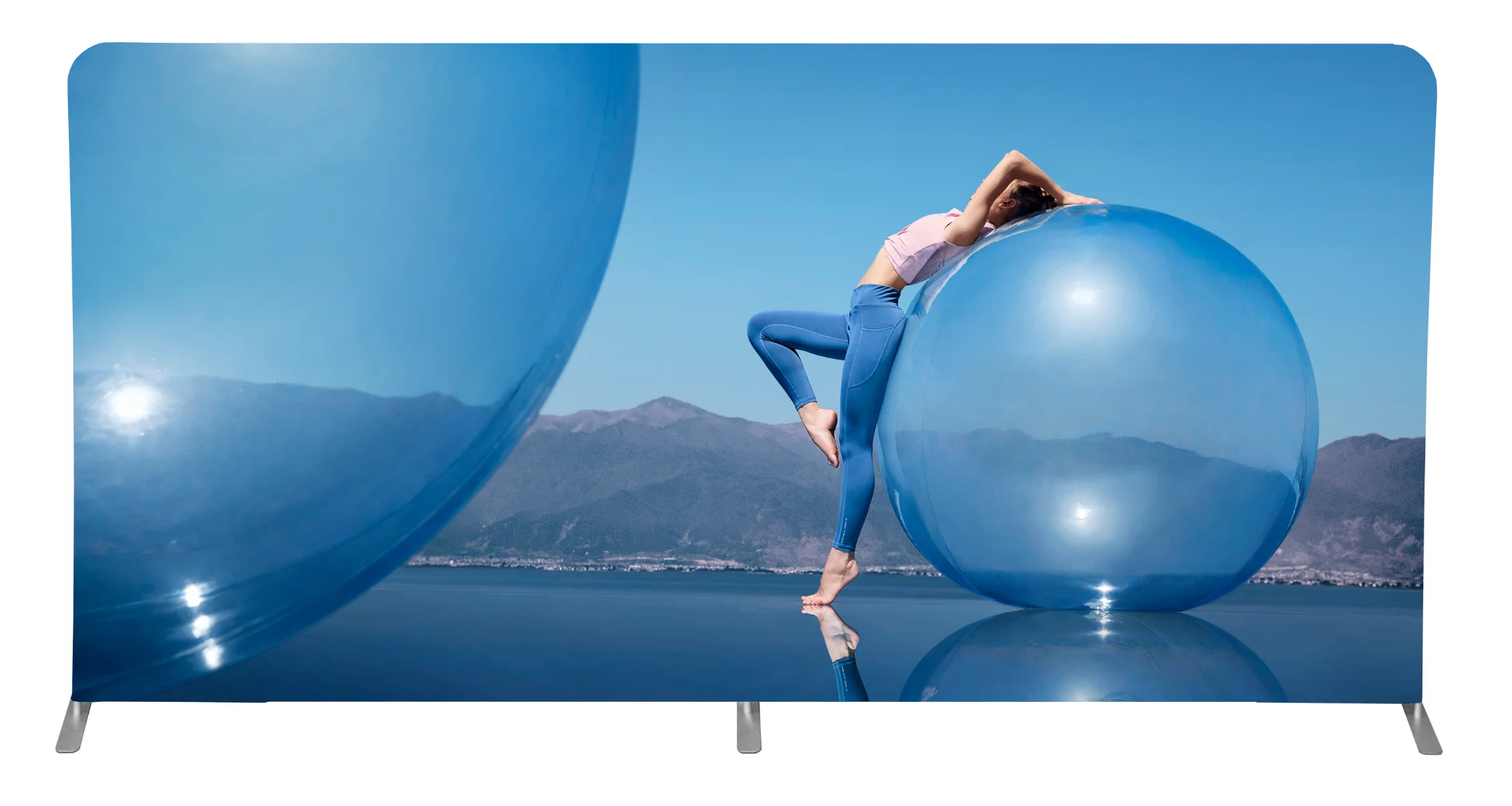 2025 Hot Style TE-28C-FME1008 Model Portable Trade Show Displays 10X8ft Trade Show Exhibition Booth With Shelves For Advertision