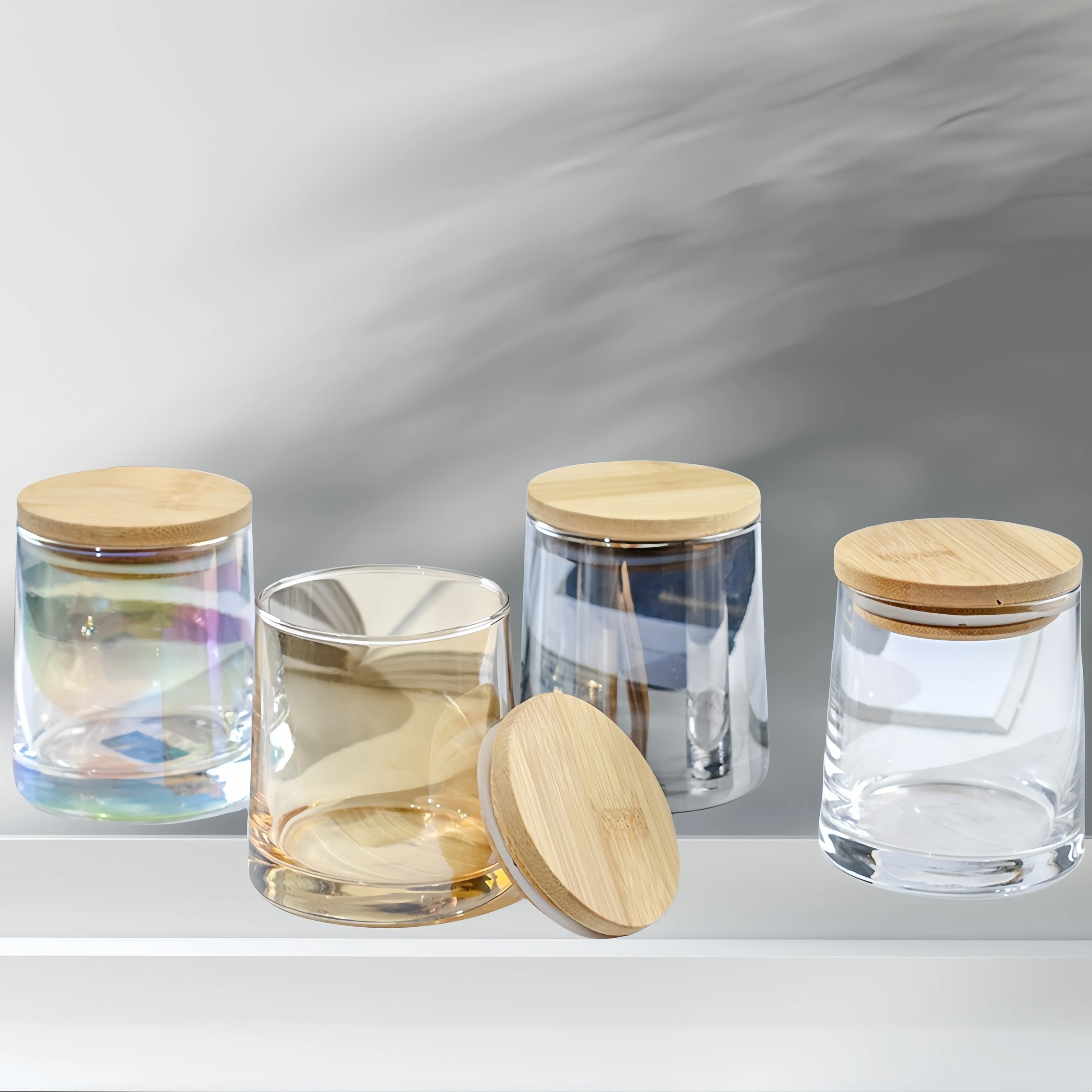 Luxury Scented Candles in Glass Jar Glass Candle Jar Unique Candle Jars