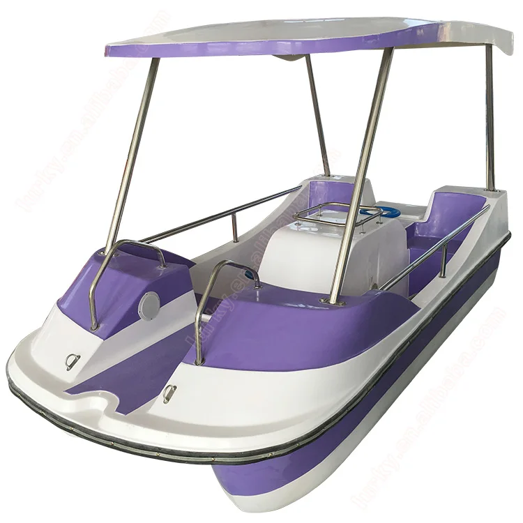 factory direct sale fishing boat 4 persons pedal boat lake leisure tour boat cheap