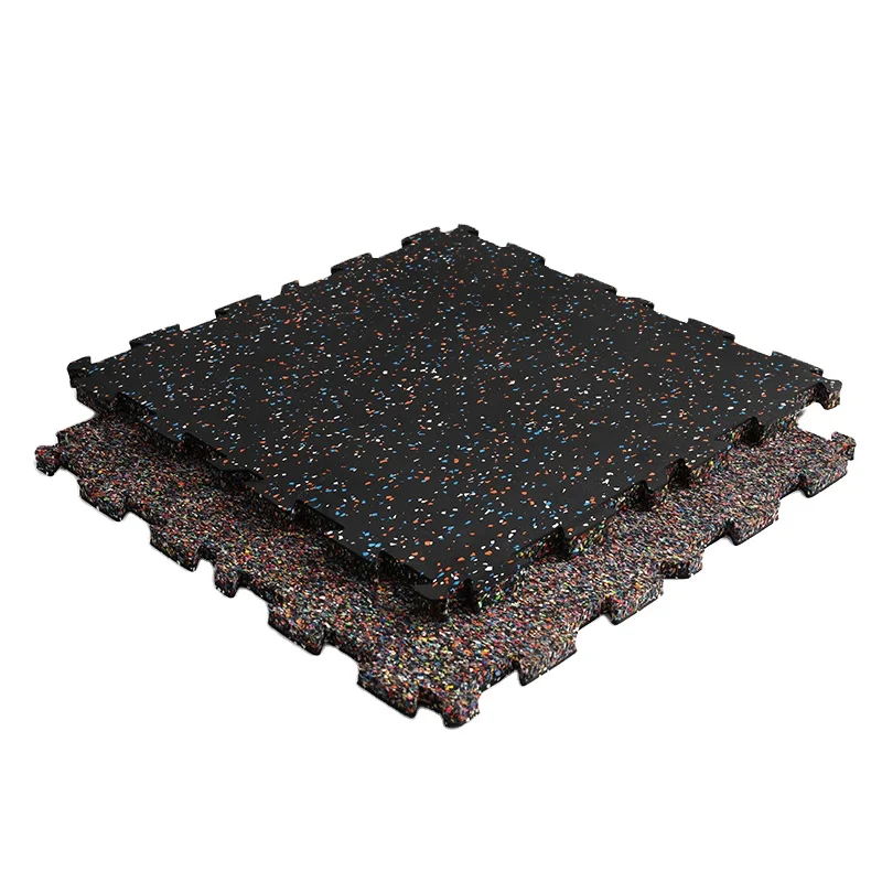 High quality 50mm gym rubber floor for Weightlifting area High bearing rubber mats for gym Protective Gym rubber flooring