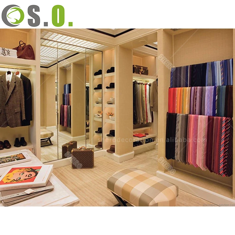 Simple cloth shop counter design for retail clothing store furniture