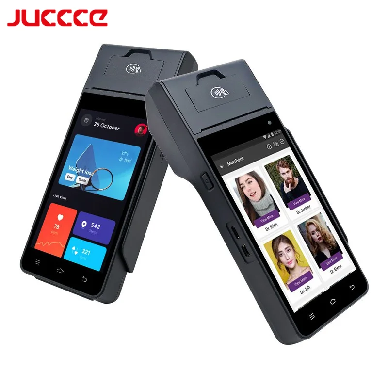 mini android nfc tablet waterproof smart devices payment 58mm 80mm handheld mobile pos terminal machine device