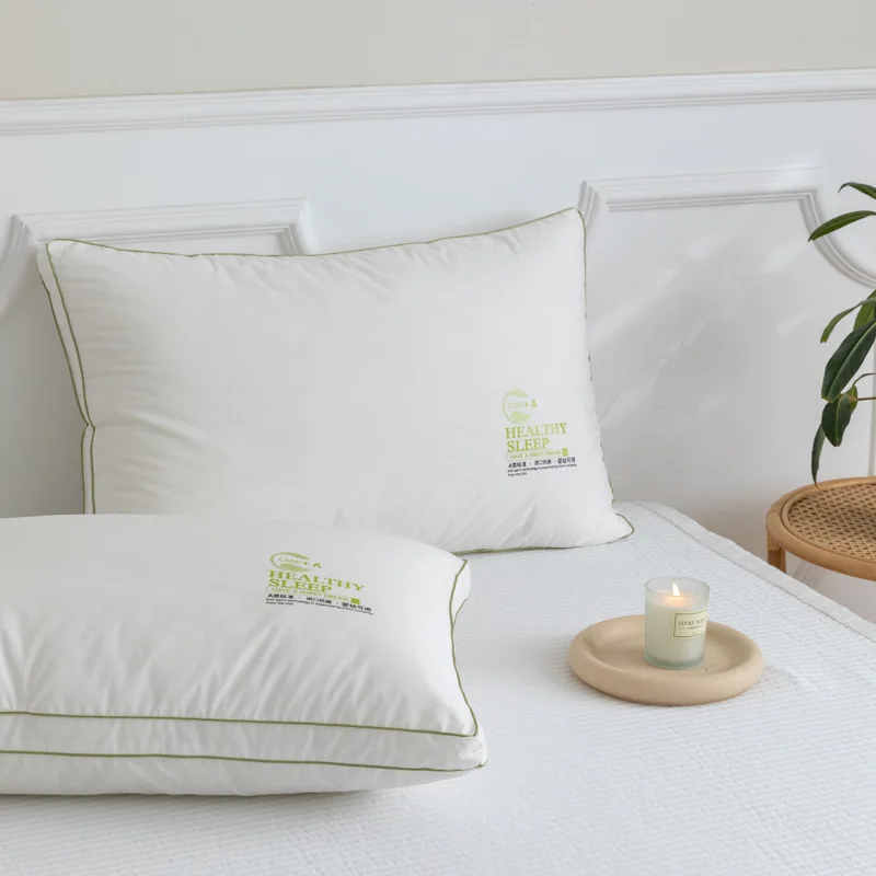 2023 super comfortable anti dust mite white color pillow with good quality on sale