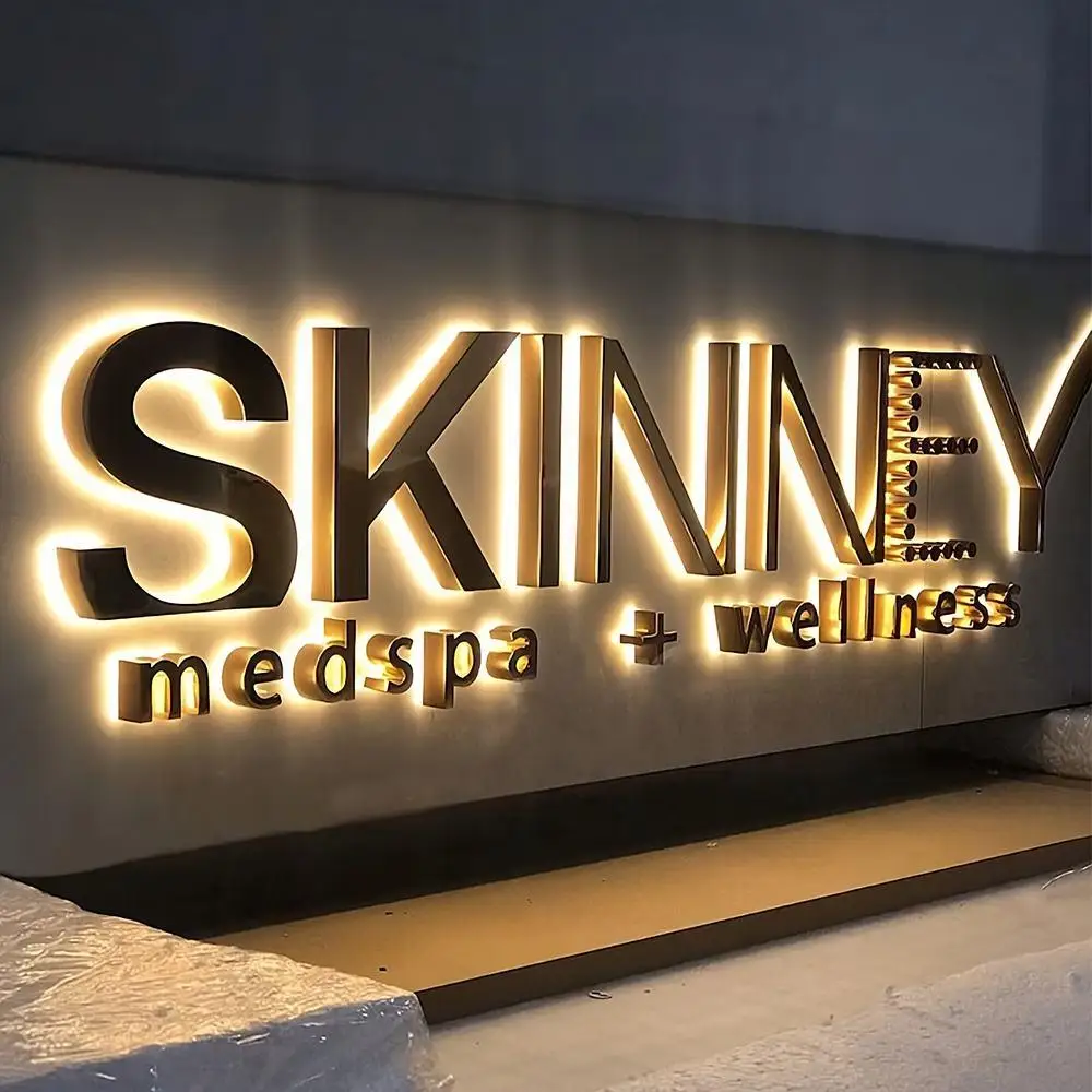 Custom Outdoor 24V Solar Acrylic 3d Lighted House Number Sign Letters Led Backlit Stainless Steel Number light up letters