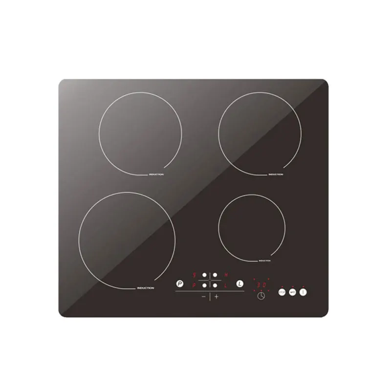 Hot Sales Temperature Control Black 4 Burner Cooktops Induction Stove Built-in induction cooker parts