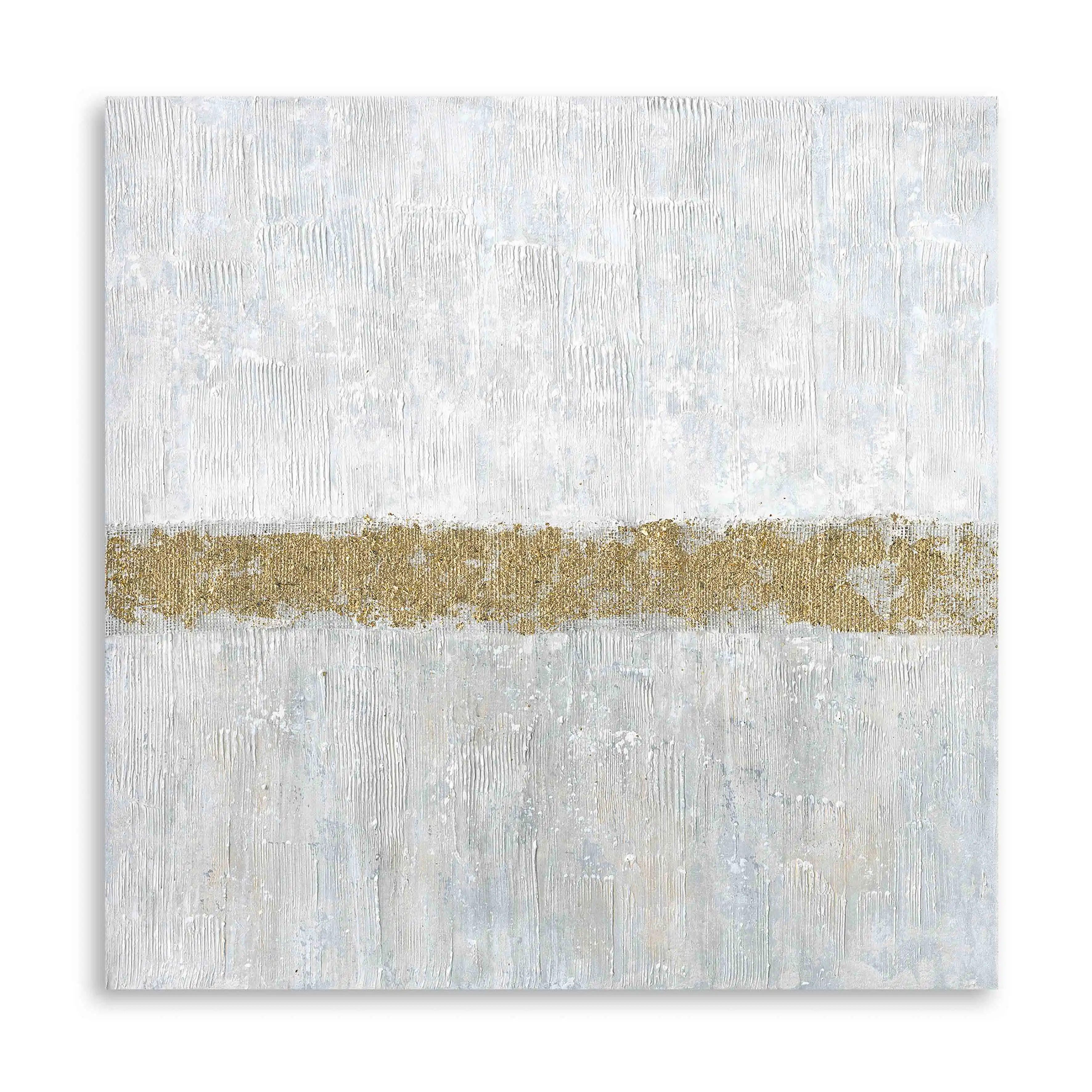Customize Wholesale Abstract With Gold Foil Canvas Wall Art for Home Decoration Handmade Oil Painting