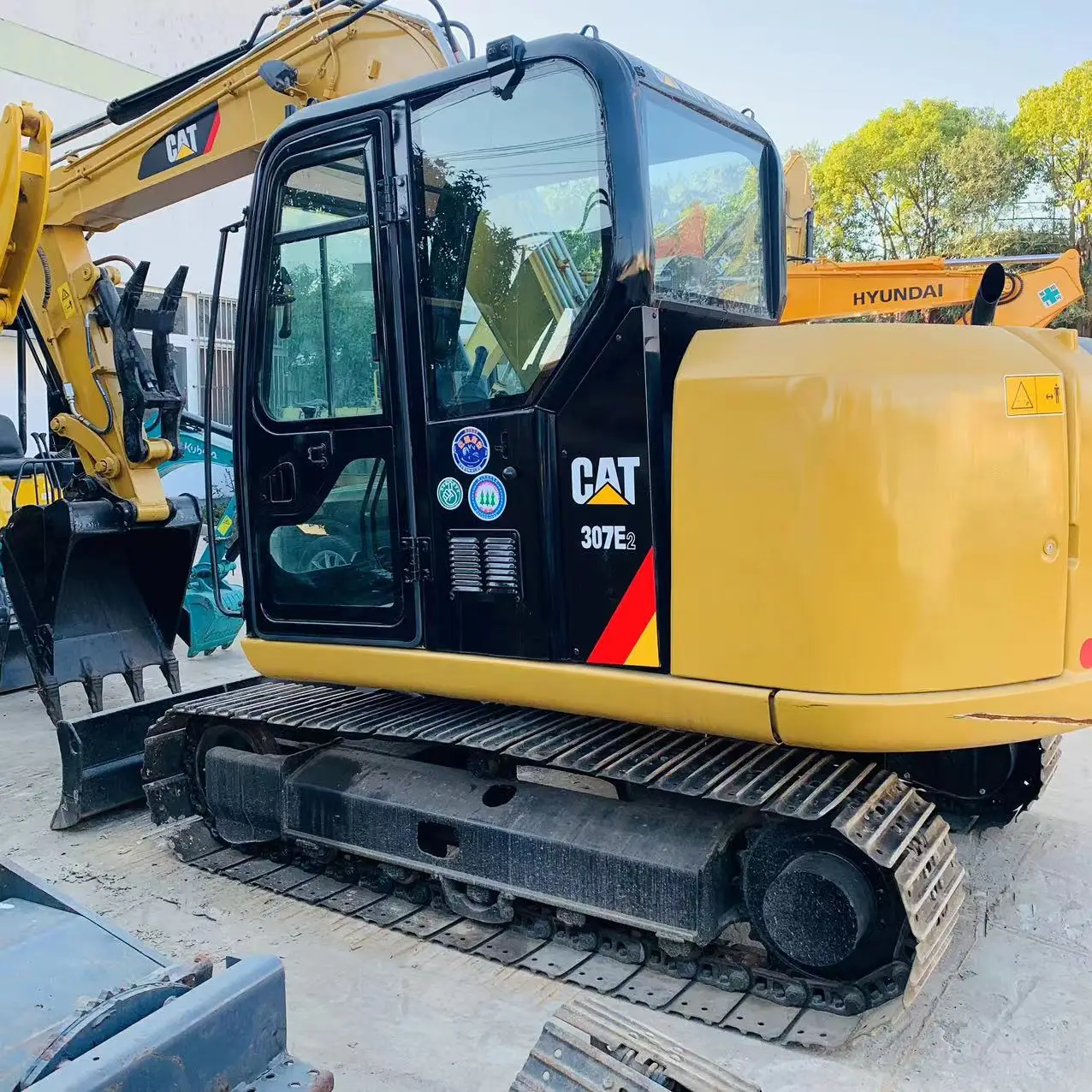 Caterpillar 307E Cat 307E2 Подержанный бренд 7 тонн 306 307 308 экскаватор CAT307E2