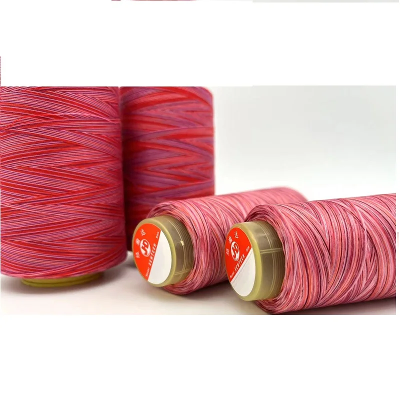 Оптовая продажа, Высококачественная цветная швейная нить из 100% полиэстера