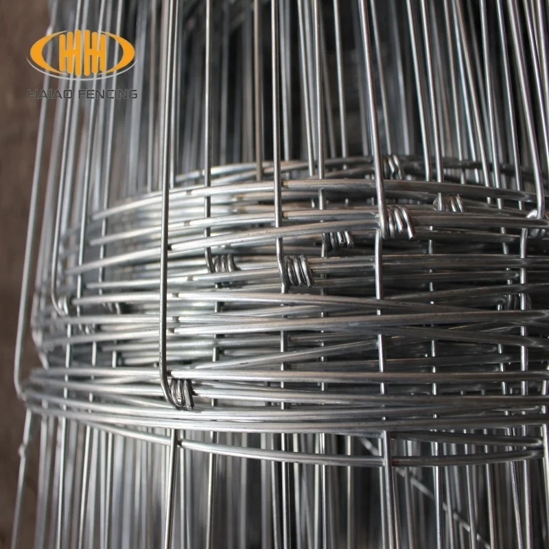 Anping factory supply galvanized game fence wire farm hinge joint fixed knot woven wire farm fence with wire