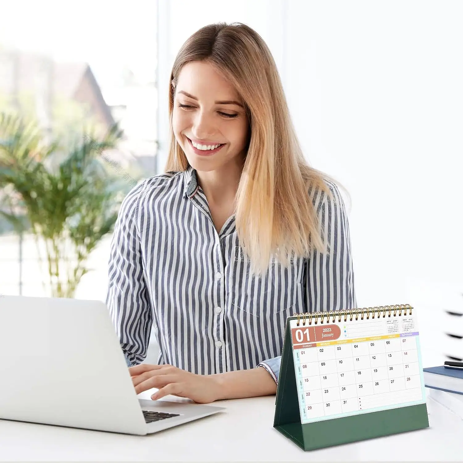Custom Standing Flip Calendar Perpetual Desk Spiral Table Calendars Custom