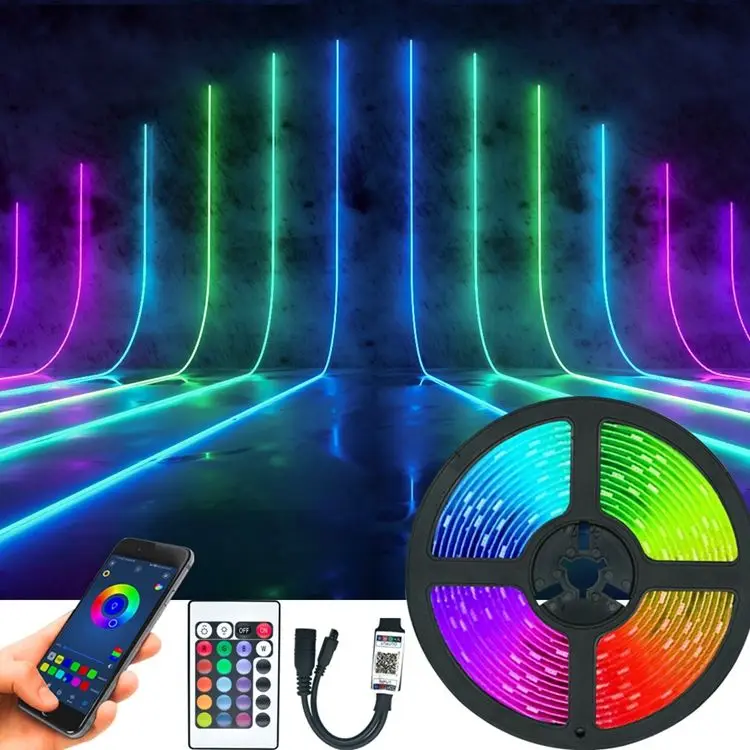 Светодиодная лента RGB 5 м Ip20 Ip65 с пультом ДУ