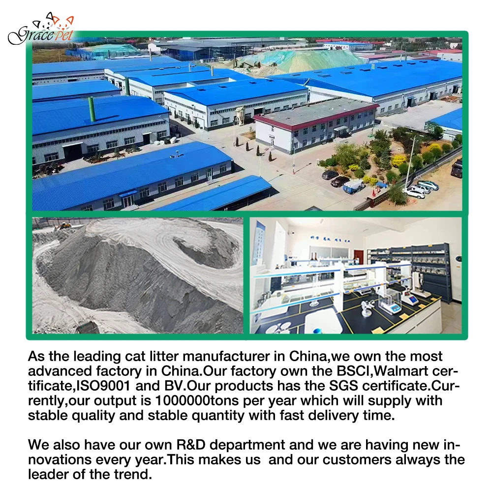 Cat Litter Wholesale Private Label America Litter Solid Clump Natural Active Carbon Sodium Bentonite Cat Litter