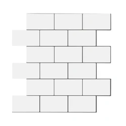 Vivid Tiles 2.5mm Thickness Peel and Stick  Backsplash Wall Sticker for Kitchen Bathroom Showroom Waterproof