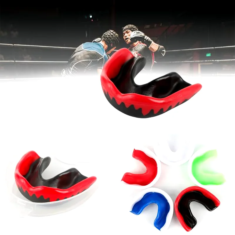 Custom Logo EVA Mouth Guard for Kids and Adults Teeth Protector for Sports like Rugby Football Martial Arts Thai Boxing